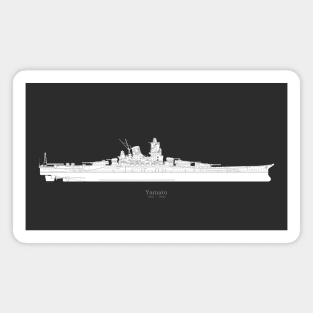 Yamato Battleship of the Imperial Japanese Navy - PBpng Magnet